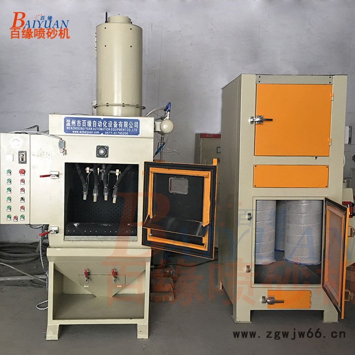 上海喷砂机4枪履带式自动喷砂机 江苏滚筒式喷砂机质保两年图2