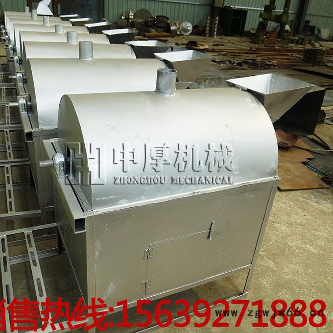 滚筒芝麻炒货机 不锈钢板栗瓜子花生炒货机 电加热炒籽机干果炒货机器图5