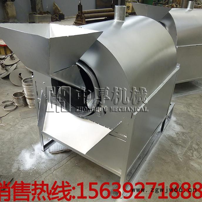 滚筒芝麻炒货机 不锈钢板栗瓜子花生炒货机 电加热炒籽机干果炒货机器图2