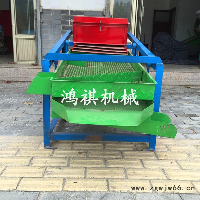 鸿祺粮食清选机 多功能筛选机 滚筒式筛分机 多功能粮食清选机图5