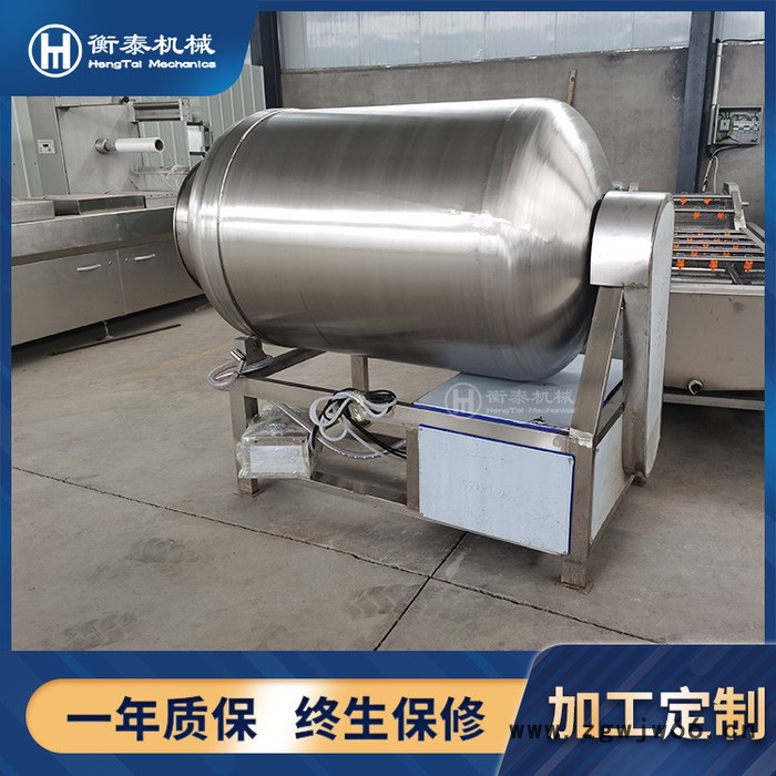 不锈钢真空滚揉机 肉制品加工用真空滚揉拌料机 肉块滚筒腌制机图2