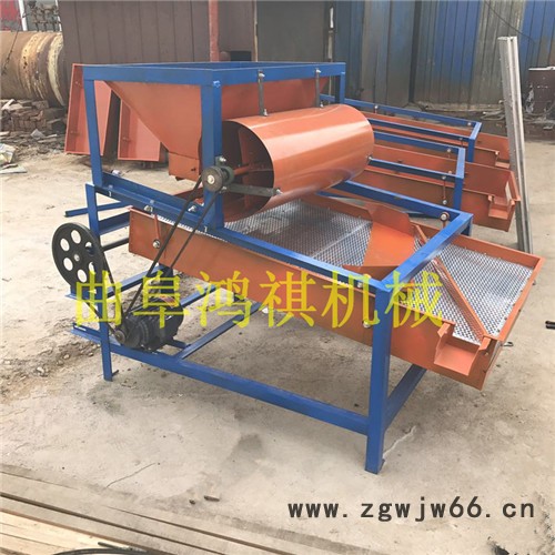 鸿祺粮食谷子筛选机 供应粮食清选机 多功能滚筒筛分机图3
