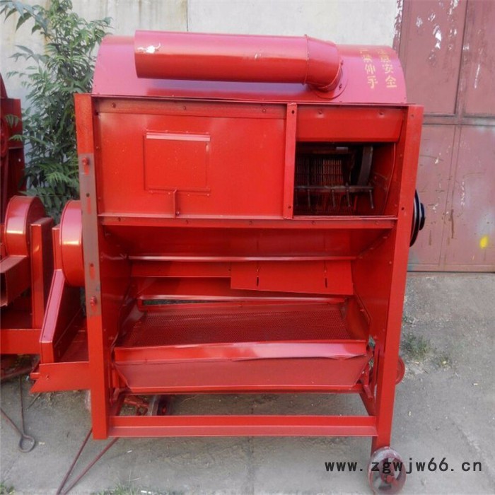 质保两年水田操作收割脱粒机 富兴小型谷子轴流式滚筒去壳机图6