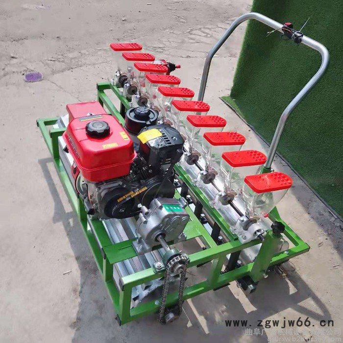 汽油手推茼蒿播种机 大滚筒大葱育苗精播机 自走式芹菜菠菜播种机图8