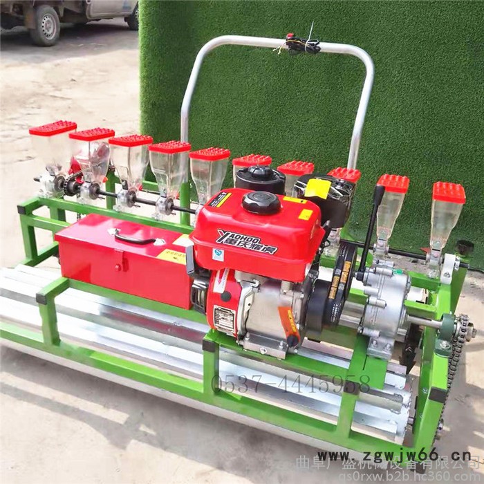 汽油手推茼蒿播种机 大滚筒大葱育苗精播机 自走式芹菜菠菜播种机图6