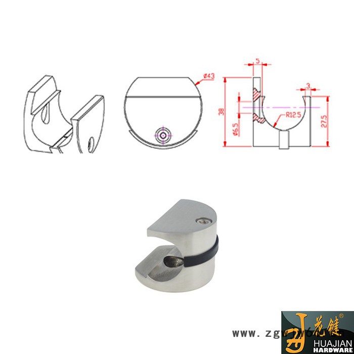 花键08A玻璃管夹厂家自产自销