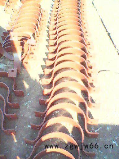 供应浩博弹簧支吊架多种型号双螺栓管夹图3