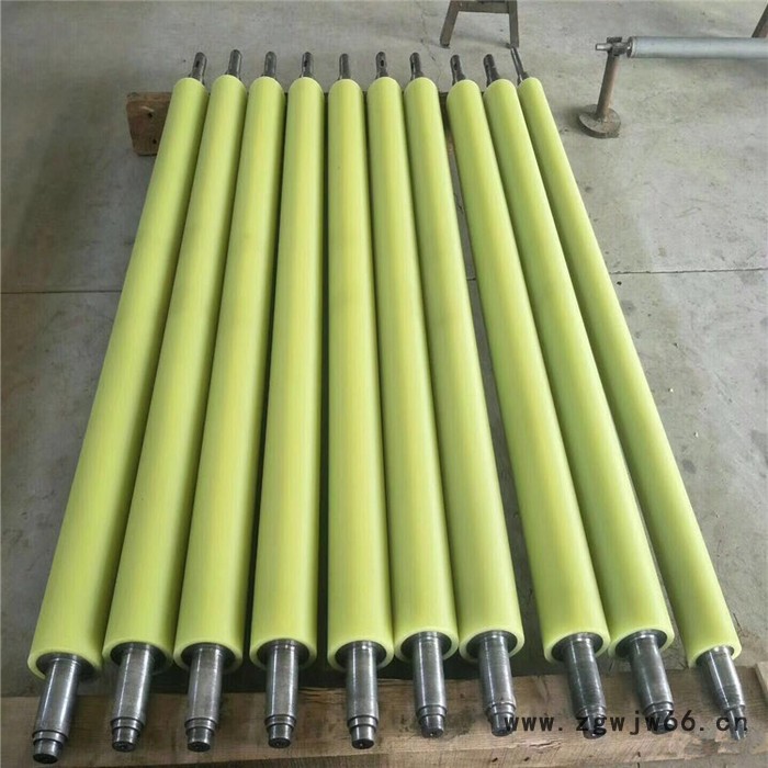 工业聚氨酯橡胶滚筒 包胶耐磨镜面胶辊 华旭 胶辊厂家图4