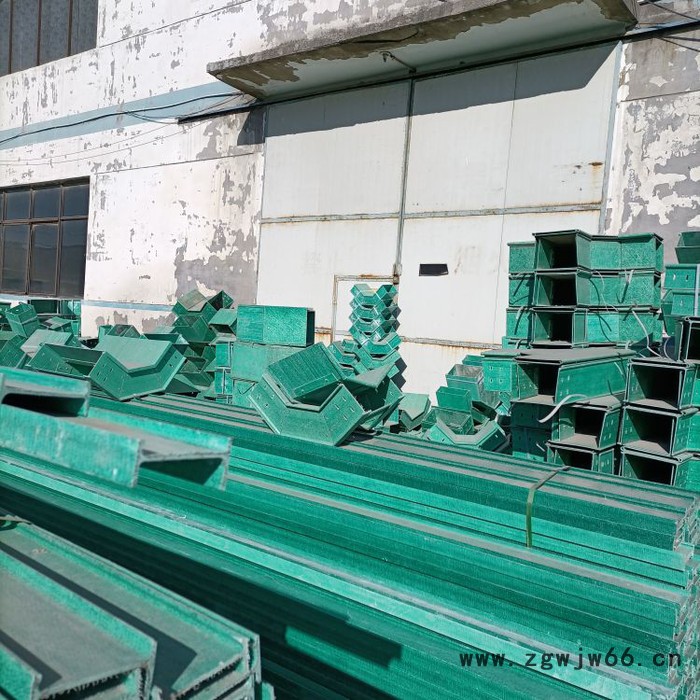 玻璃钢托盘式直通桥架 厂房输电走线桥架图4