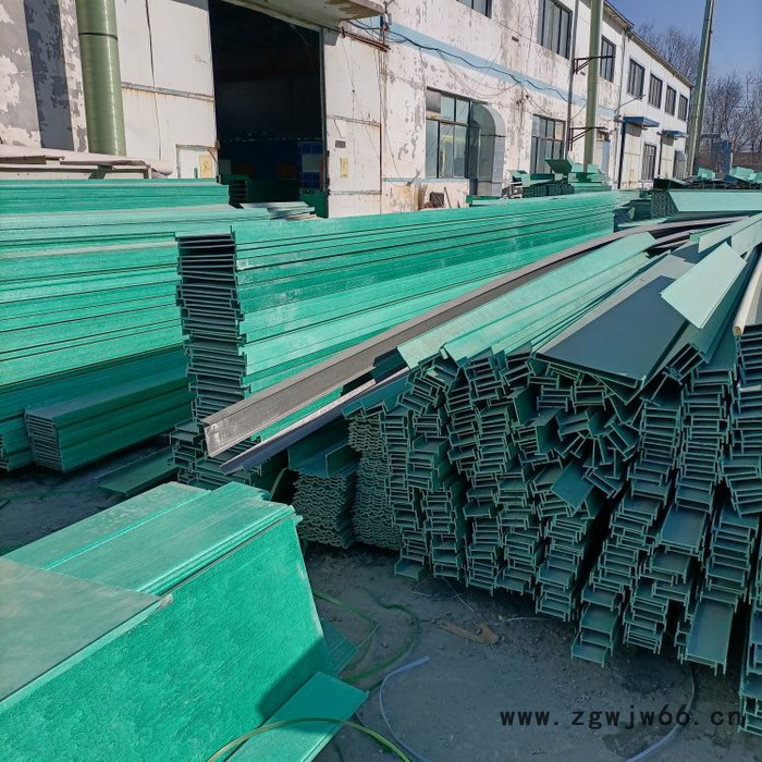 玻璃钢托盘式直通桥架 厂房输电走线桥架图2