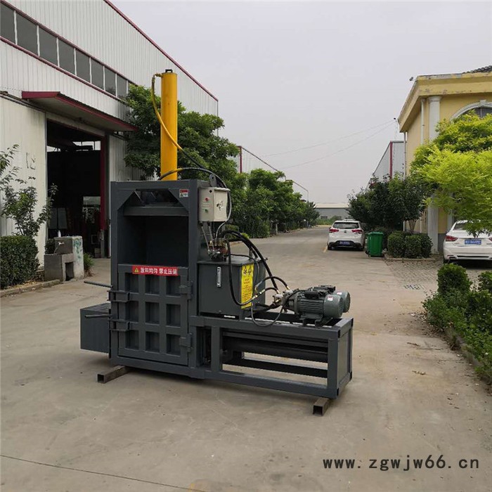 立式半自动废纸打包机 液压后推包塑料打包机 废纸箱打包机 **图3