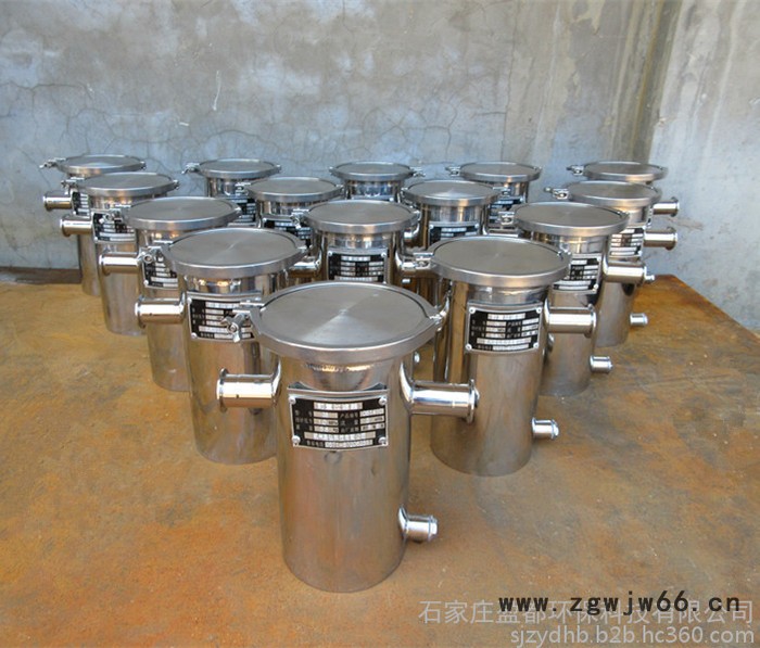 盈都法兰直通提篮式除污器 快开式蓝式过滤器图3