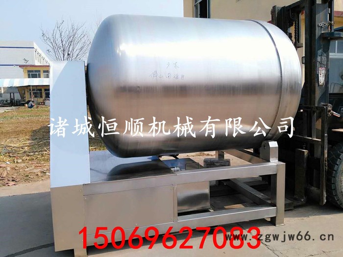 1000型号真空滚揉机   不锈钢肉制品滚揉机 牛肉腌制滚筒入味机图2