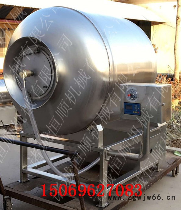 1000型号真空滚揉机   不锈钢肉制品滚揉机 牛肉腌制滚筒入味机图8