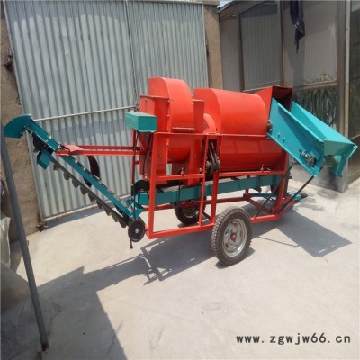 果秧分离机 滚筒果子采摘机 花生秧打果子摔果子机器