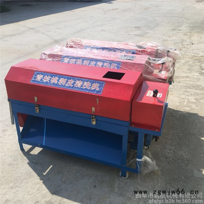 山东哪买核桃剥皮清洗机 核桃清洗去青皮机 启航滚筒去核桃皮机图7