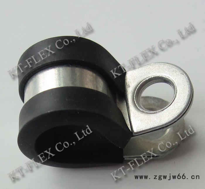 包塑R型管夹  金属紧固夹   包塑金属卡子