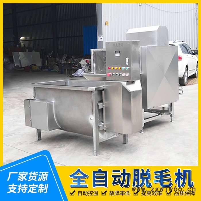 家禽屠宰设备流水线 整猪自动脱毛机 滚筒式脱毛机供应商图4