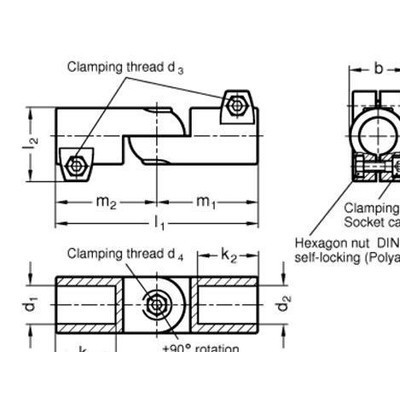 南京耐思特—进口产品 活动旋转管夹接头  GN 286