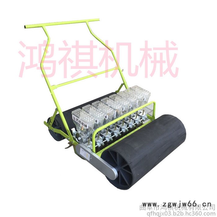 鸿祺机械 汽油手推蔬菜播种机 免间苗谷子播种机 双滚筒式多行蔬菜播种机图4