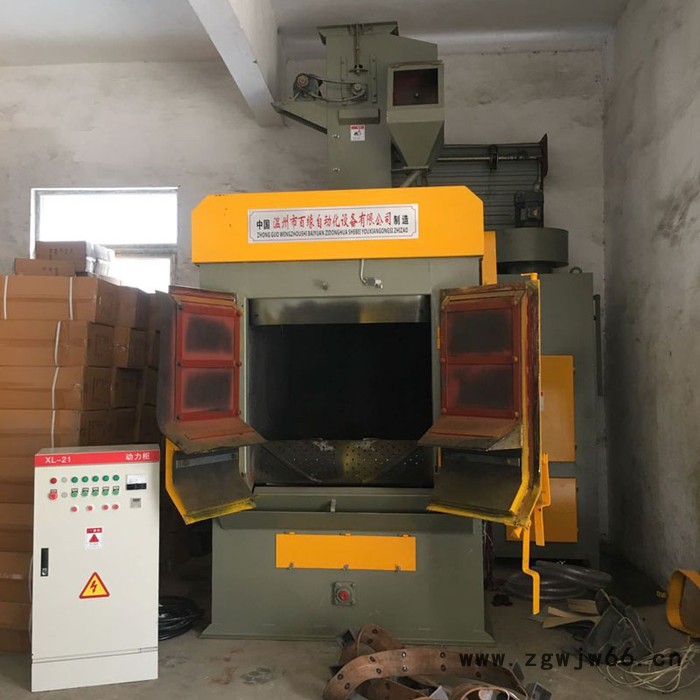 Q3210履带式抛丸机汽摩配滚筒式抛丸清理机 铸锻件抛丸除锈机上门安装图3