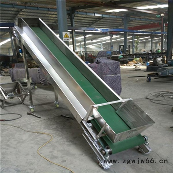 厦门V型皮带输送机 600宽移动式皮带运输机 包胶滚筒货物输送机图7