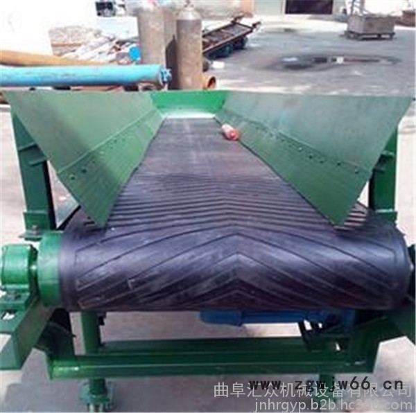 厦门V型皮带输送机 600宽移动式皮带运输机 包胶滚筒货物输送机图6