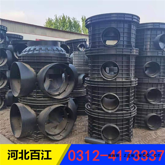 百江 塑料检查井 污水井 直通井 规格450*200图3