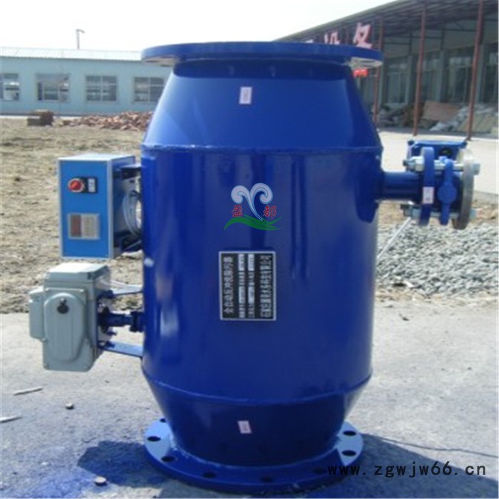 卧式直通除污器石嘴山 盈都反冲洗过滤器 自动反冲洗排污过滤器图2