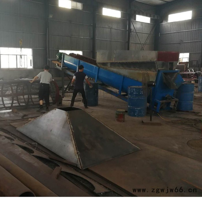 浩鑫生产螺旋式洗沙机 全自动滚筒洗沙机 750型移动洗砂机现货图7