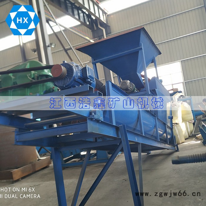 浩鑫生产螺旋式洗沙机 全自动滚筒洗沙机 750型移动洗砂机现货图8