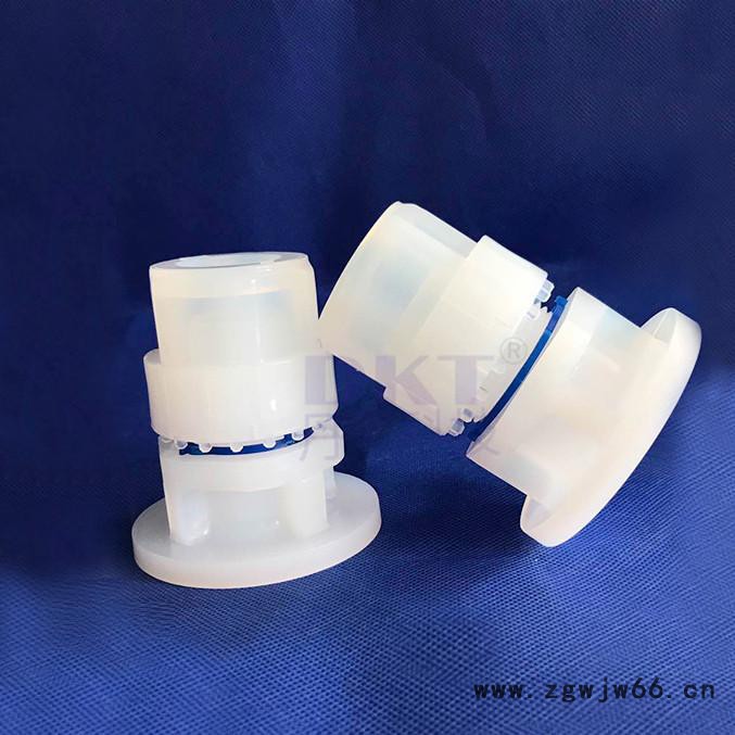 DKT/丹凯pfa接头 pfa直通 直通三通弯头接头PFA弯头厂家批发供应推荐图6