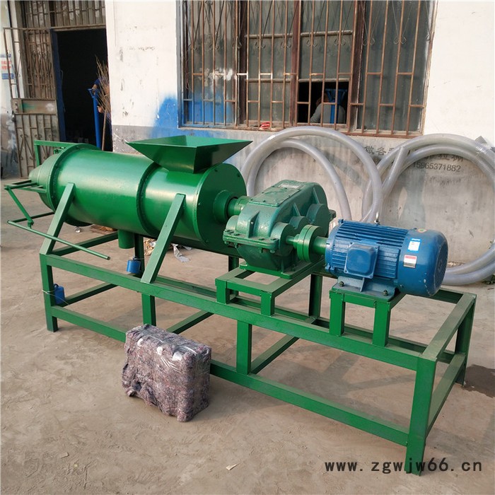 供应养殖场粪便干湿分离机 猪粪加工脱水机 滚筒微滤粪便机图3