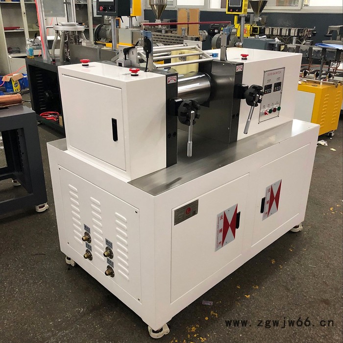 小型实验双辊开炼机，双辊炼胶机，3寸6寸160电加热双滚筒混合机图2