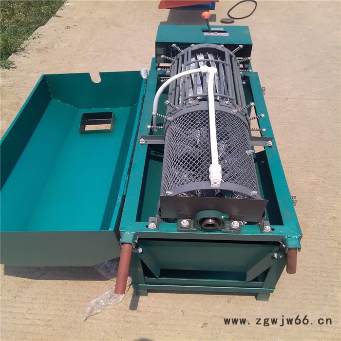 滚筒毛刷薄皮核桃去壳机 专业青核桃剥皮壳机 家用鲜核桃剥壳机图2