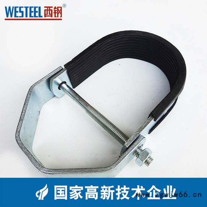 广东佛钢直销抗震支架配件 专业生产消防风管排水管道 DN65镀锌欧姆管夹图4