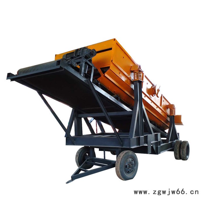 石阔 震动分筛 制砂流水线筛分用 筛石机 专业筛沙机 滚筒筛沙机 筛沙机厂家图4