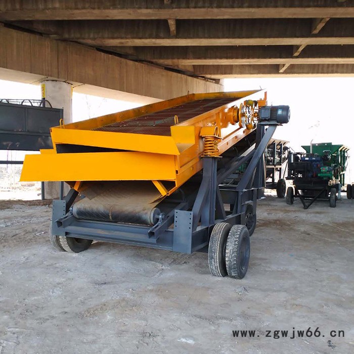 石阔 震动分筛 制砂流水线筛分用 筛石机 专业筛沙机 滚筒筛沙机 筛沙机厂家图3