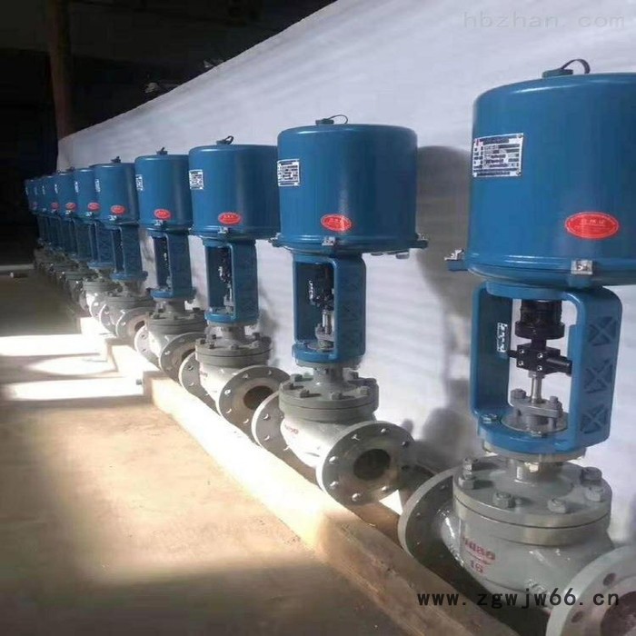 蓝宣直销 ZAZN电动直通双座调节阀 双座调节阀厂家图2