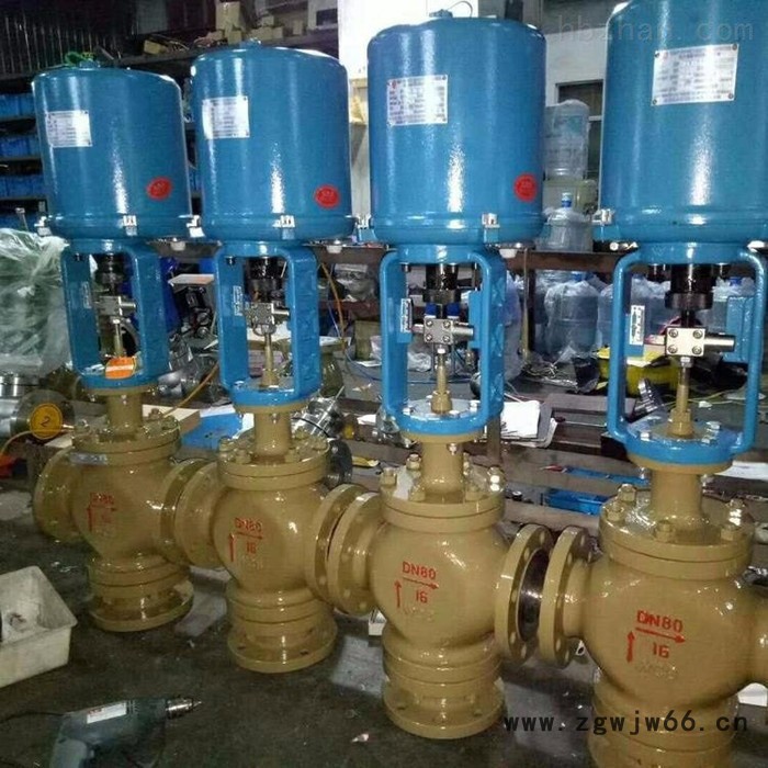 蓝宣直销 ZAZN电动直通双座调节阀 双座调节阀厂家图4