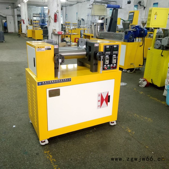 广东地区开放式两辊机 高低温实验室PVC开炼机 双滚筒混合机图5