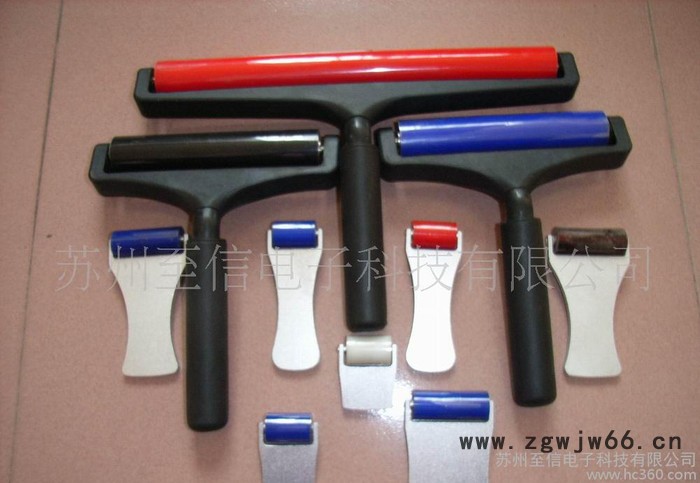 6寸粘尘滚轮 矽胶滚筒 滚轮 手动除尘滚轮图2