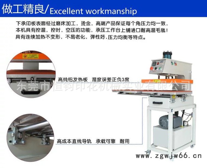 液压烫画机 转印烫画机 滚筒升华印花机 裁片升华转印机图2
