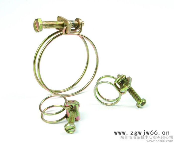 供应海统、HTφ16、φ19双钢丝卡箍、喉箍、管箍、管夹图3