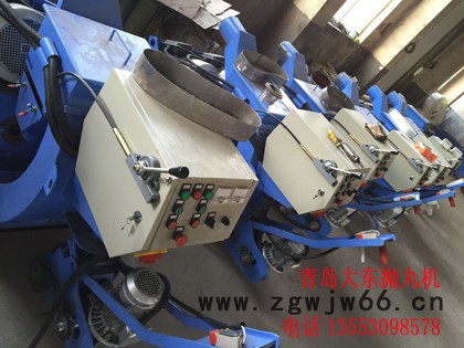 供应：青岛大东牌DD550路面抛丸机供应商，水磨石地面打毛设备，滚筒式抛丸机专业生产图4