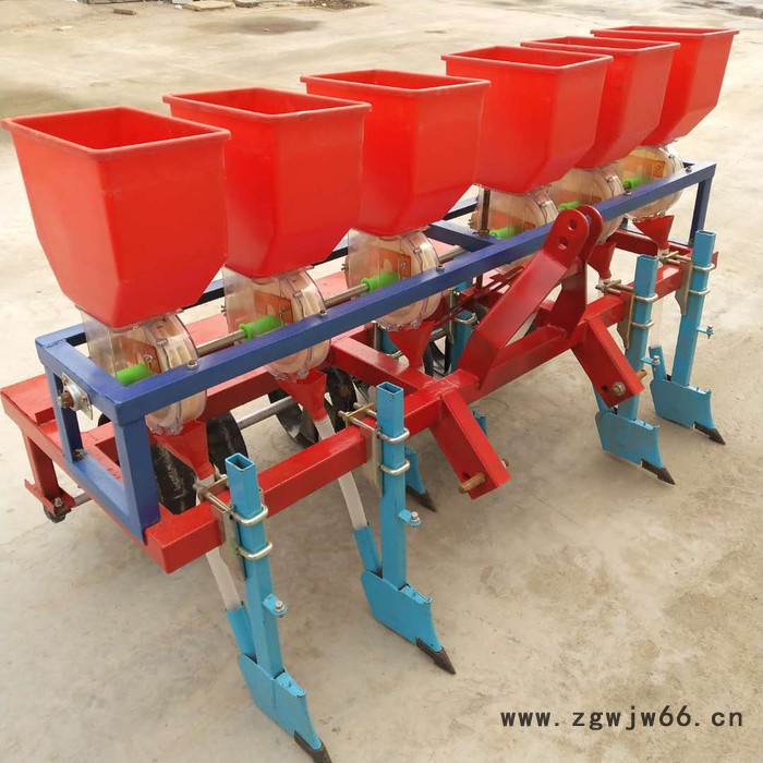 多行玉米免耕施肥播种机  滚筒式花生精播机 玉米谷子播种机图6