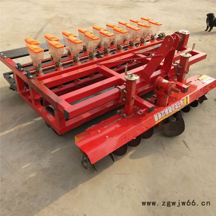 多行玉米免耕施肥播种机  滚筒式花生精播机 玉米谷子播种机图4