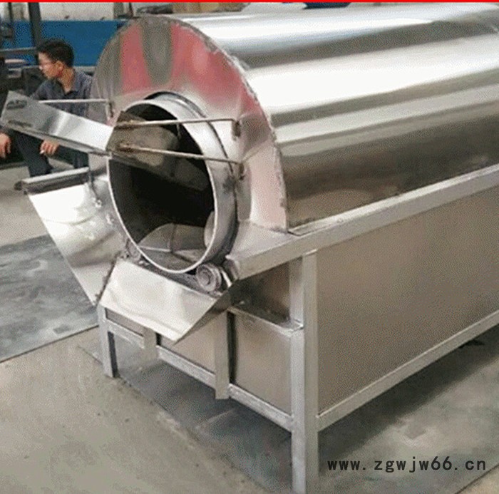 不锈钢多功能坚果炒货机 电加热滚筒炒锅 花生炒货机图3