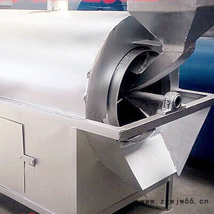 不锈钢多功能坚果炒货机 电加热滚筒炒锅 花生炒货机图4