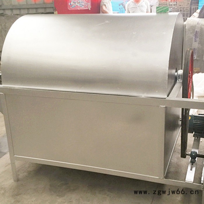 不锈钢多功能坚果炒货机 电加热滚筒炒锅 花生炒货机图5